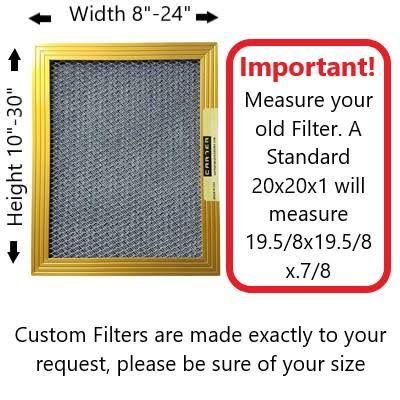 18x20x1 MERV 8 Washable Electrostatic Air Filter U322