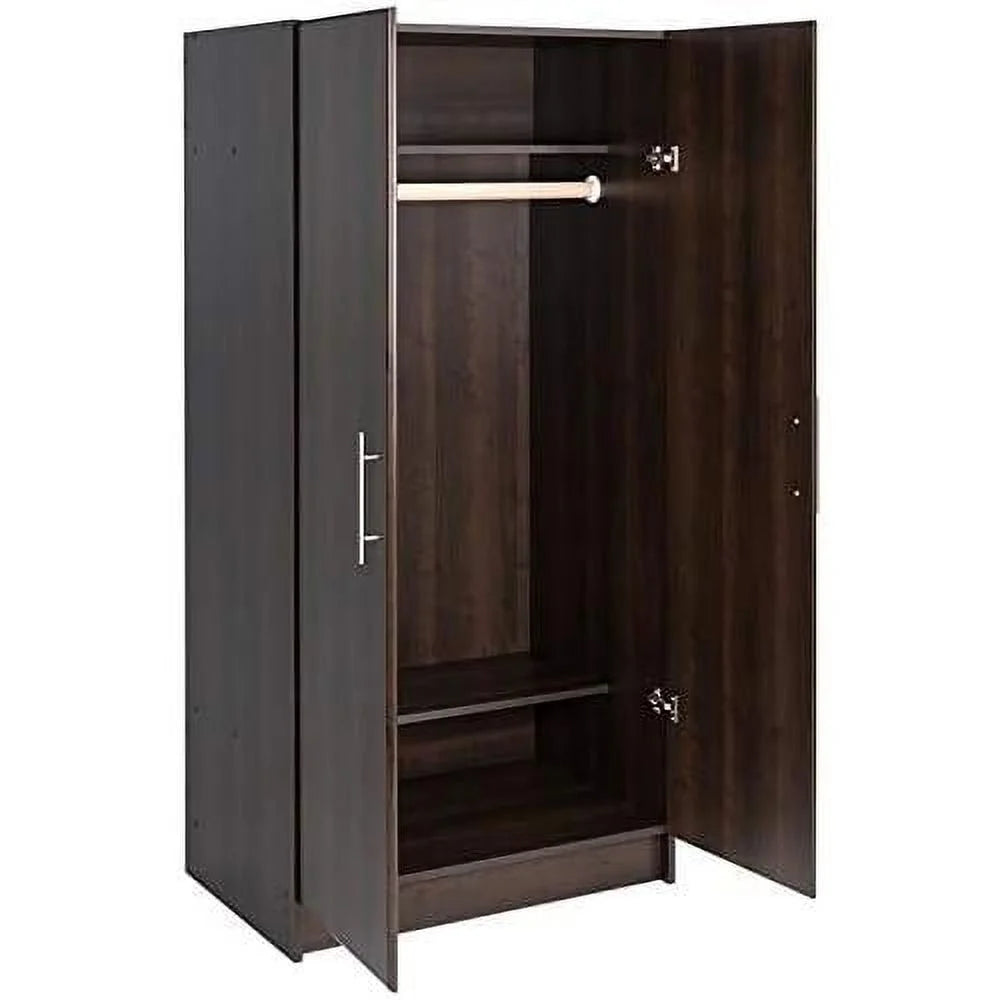32" Wardrobe Armoire In Espresso M580567