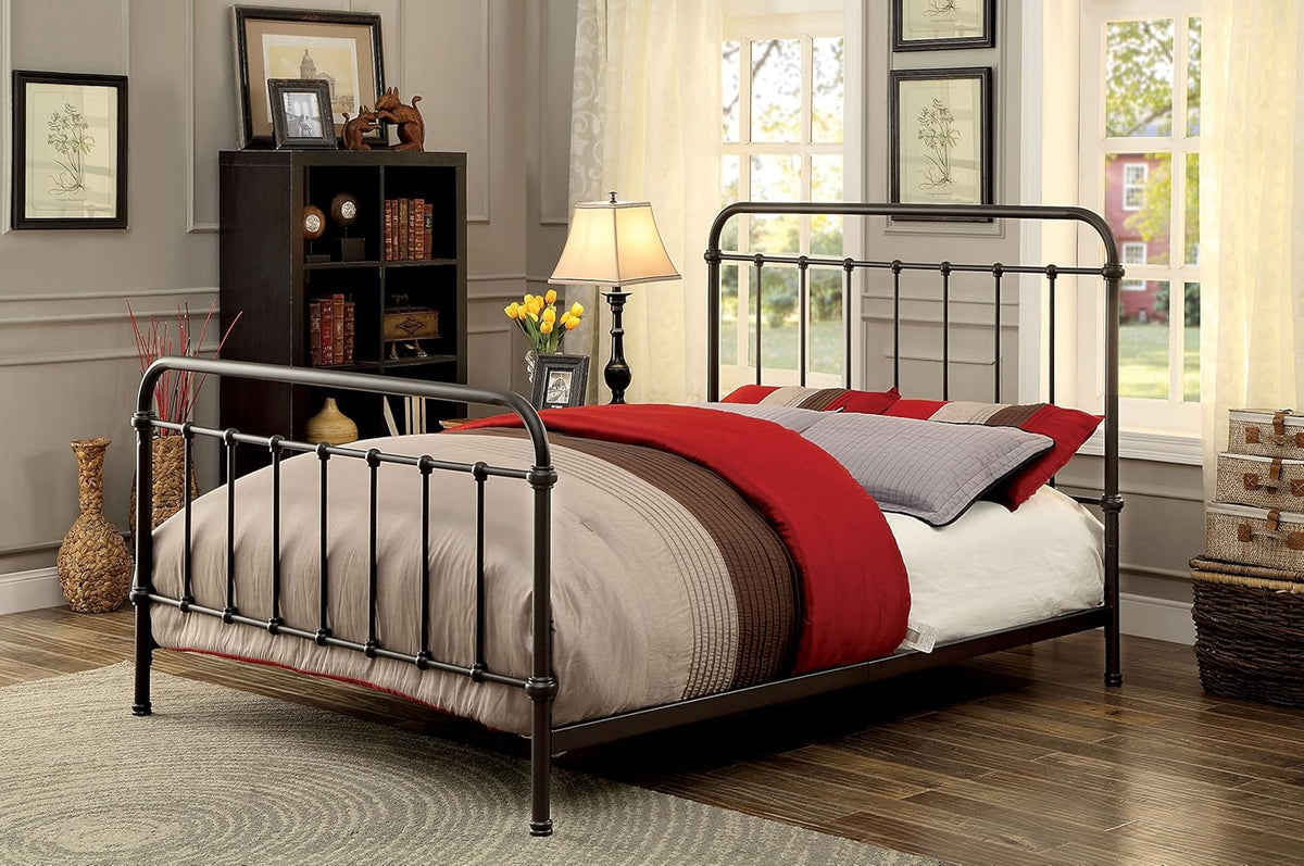 Metal Bed, Full, Dark Bronze P4996
