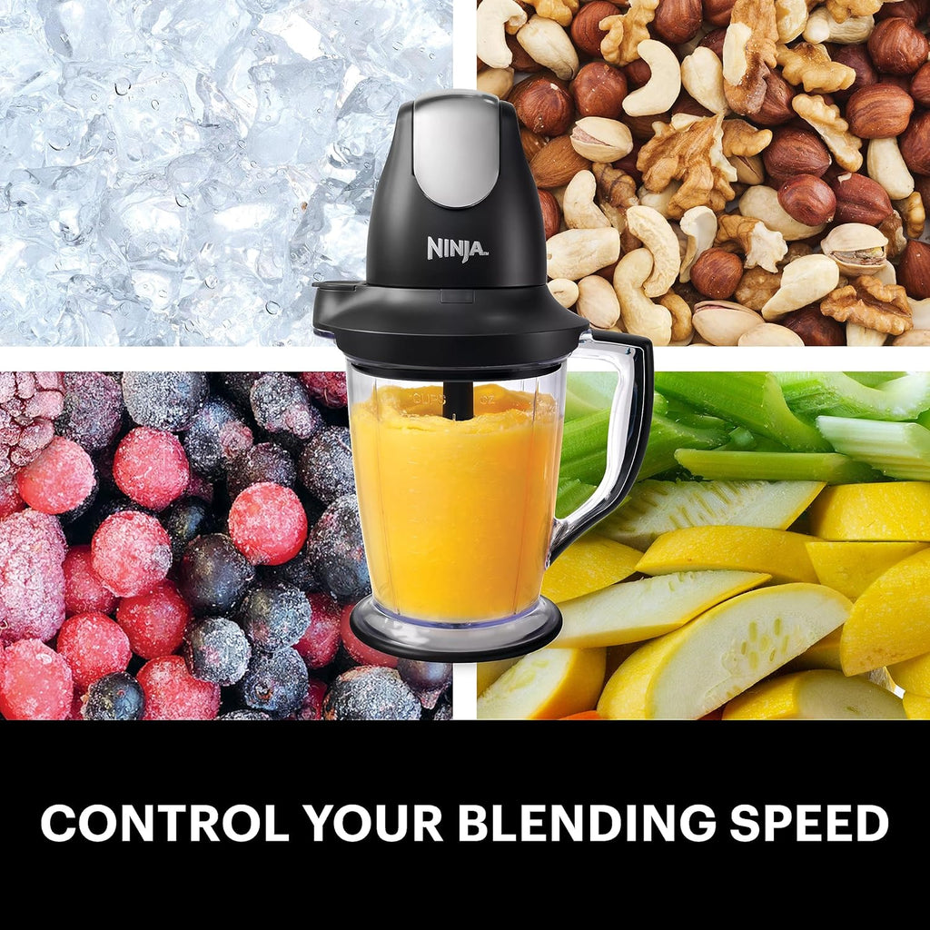 Black Blender Food Processor with 48oz Pitcher D8620