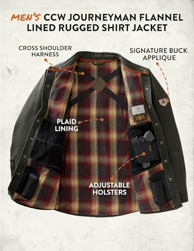 Men's Conceal and Carry Shirt Jacket E392
