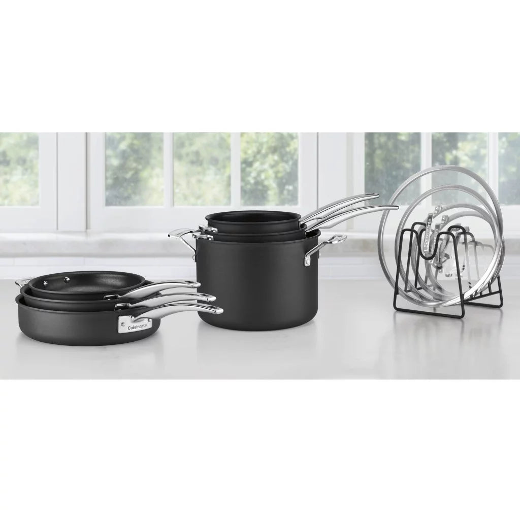 11-pc Hard Anodized Aluminum Cookware Set F374067