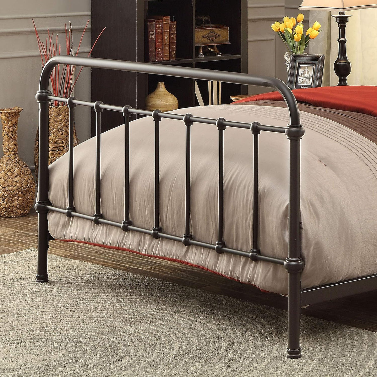 Metal Bed, Full, Dark Bronze P4996