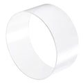 Clear Acrylic Rigid Round Tube 8.4 ID 4 Length Pack of 2 S234659