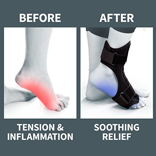 Plantar Fasciitis Night Splint Compression Foot Sleeve Adjustable Arch Support Foot Brace X961572