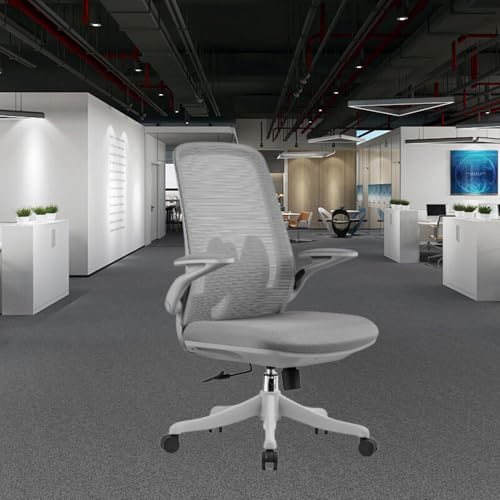 Gray Adjustable Height Mesh Office Chair with Wheels F992913