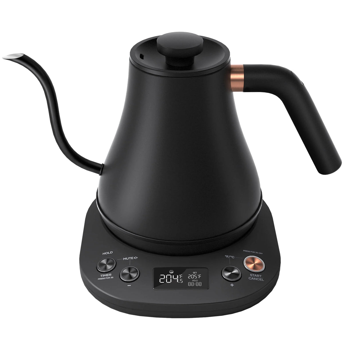 Electric Gooseneck Kettle 0.8L 1200W Matt Black D3607