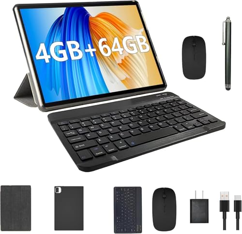 Blue 10.1 inch Android Tablet with Keyboard B437489