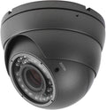Analog CCTV Security Dome Camera 1080P 4-in-1 2.8mm-12mm Varifocal Lens Weatherproof Metal Housing Grey W408