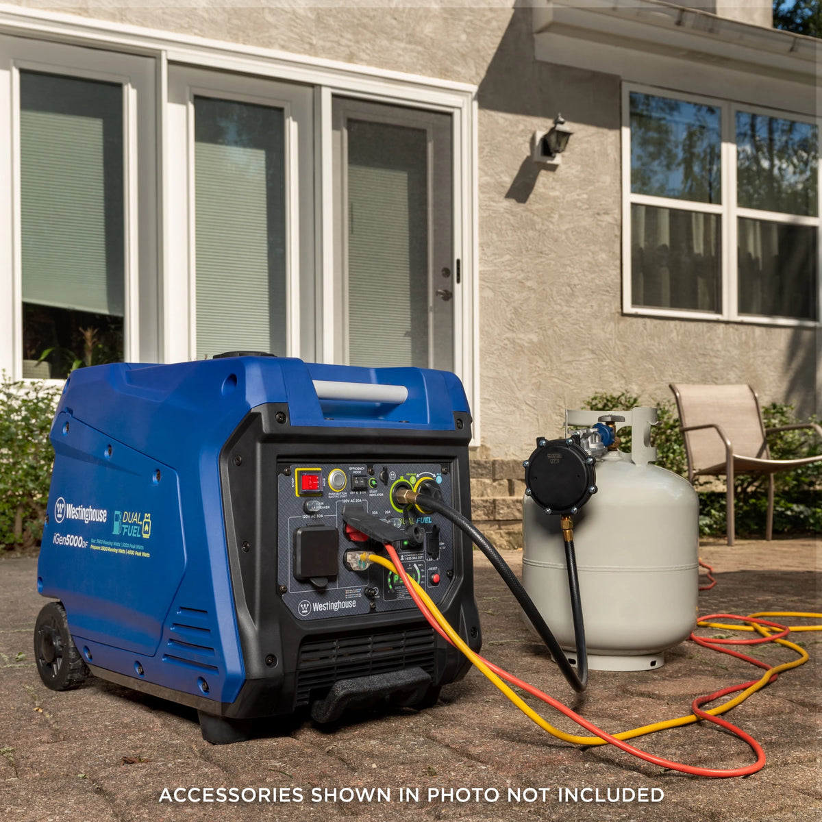 5000 Peak Watt Dual Fuel Portable Inverter Generator J28651