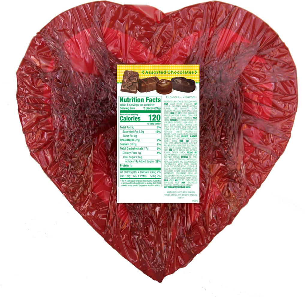 Assorted Chocolate Sampler Heart Box, 5.1 Ounce G613672