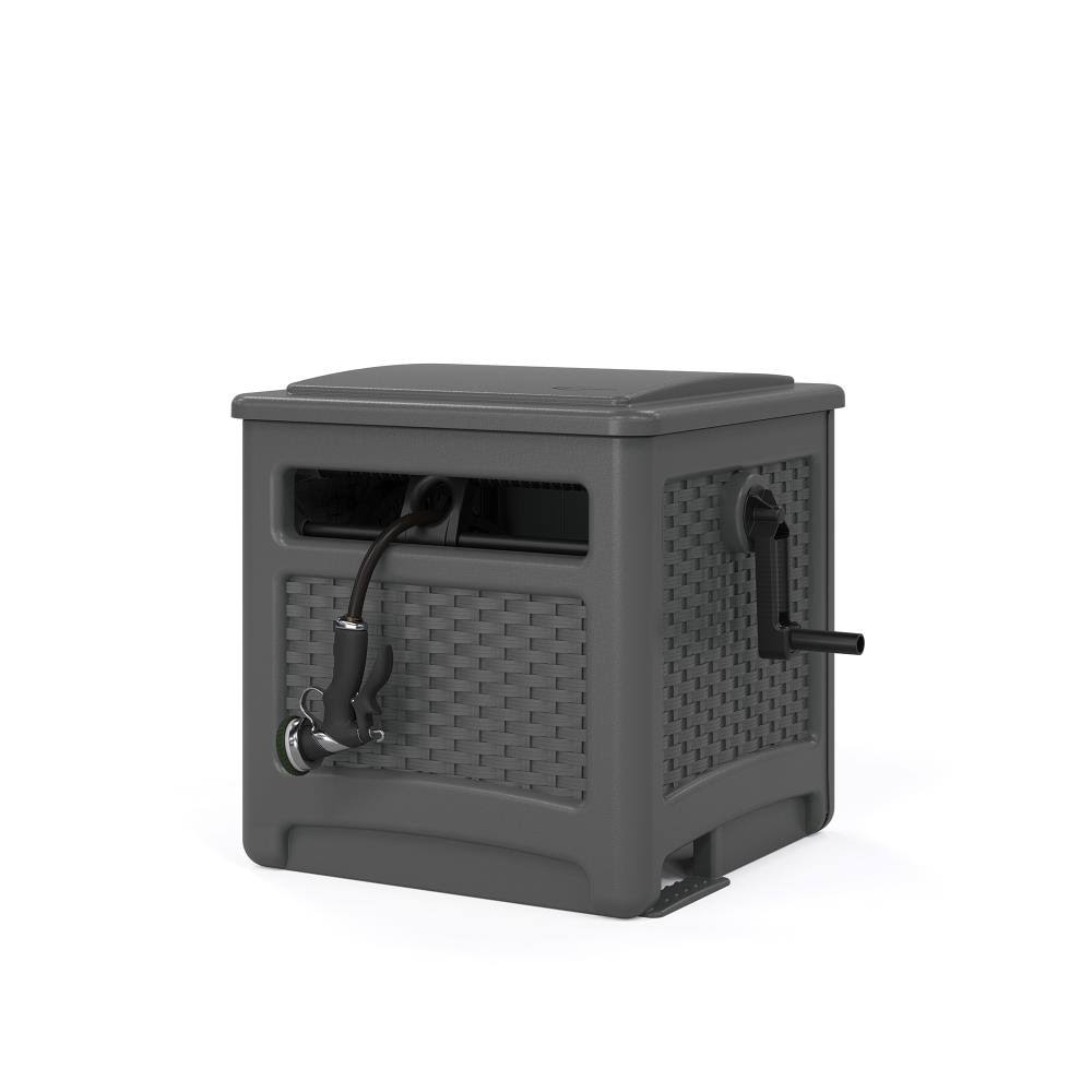Wicker Hideaway Hose Cart J55694