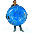 Blue Inflatable Snow Tube Sled with Handles Q6449