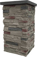 30 in. x 16 Faux Stone Column Siding Wrap S2276