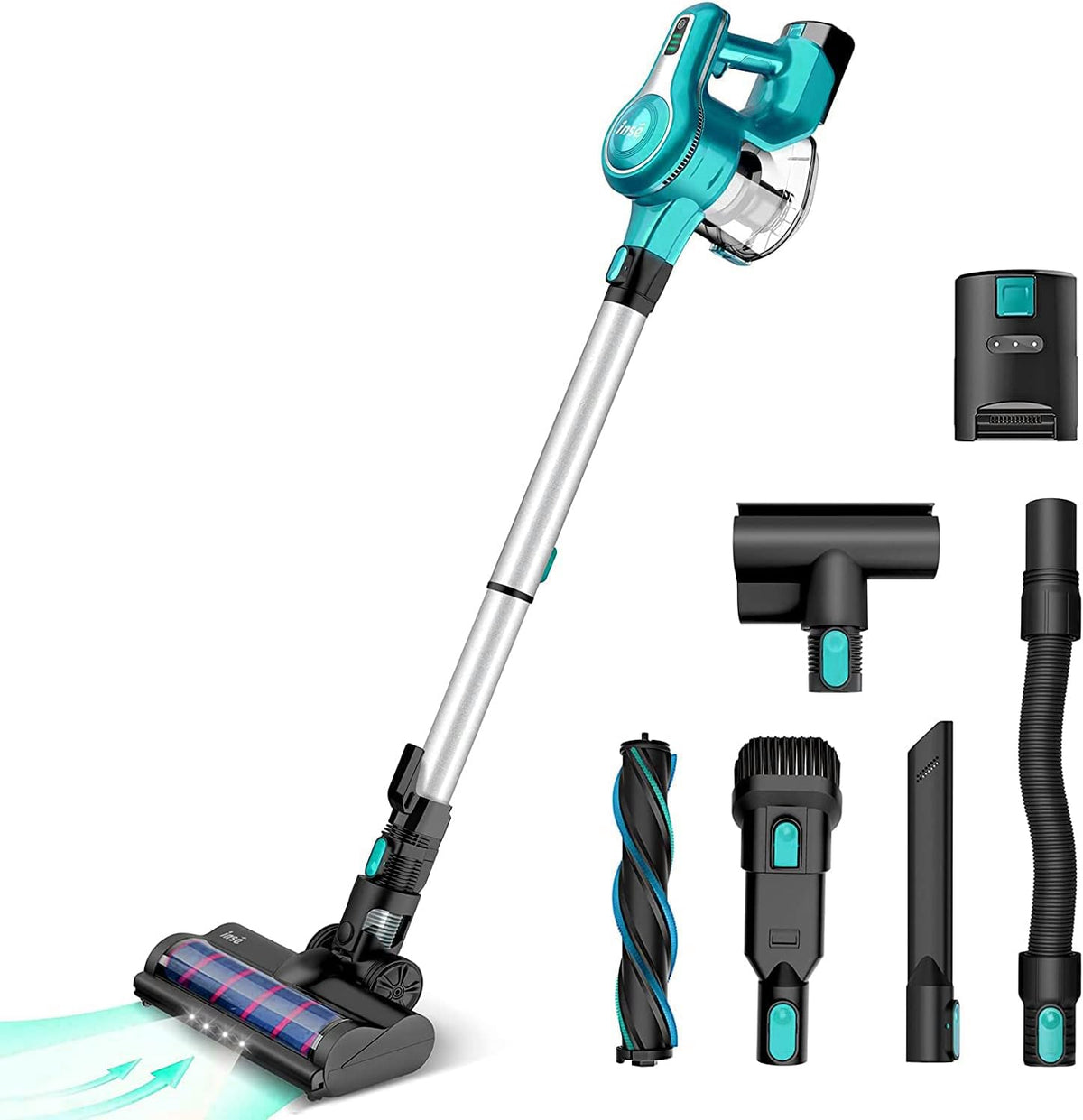Cordless Stick Vacuum Cleaner 23Kpa 250W 45min Blue A619