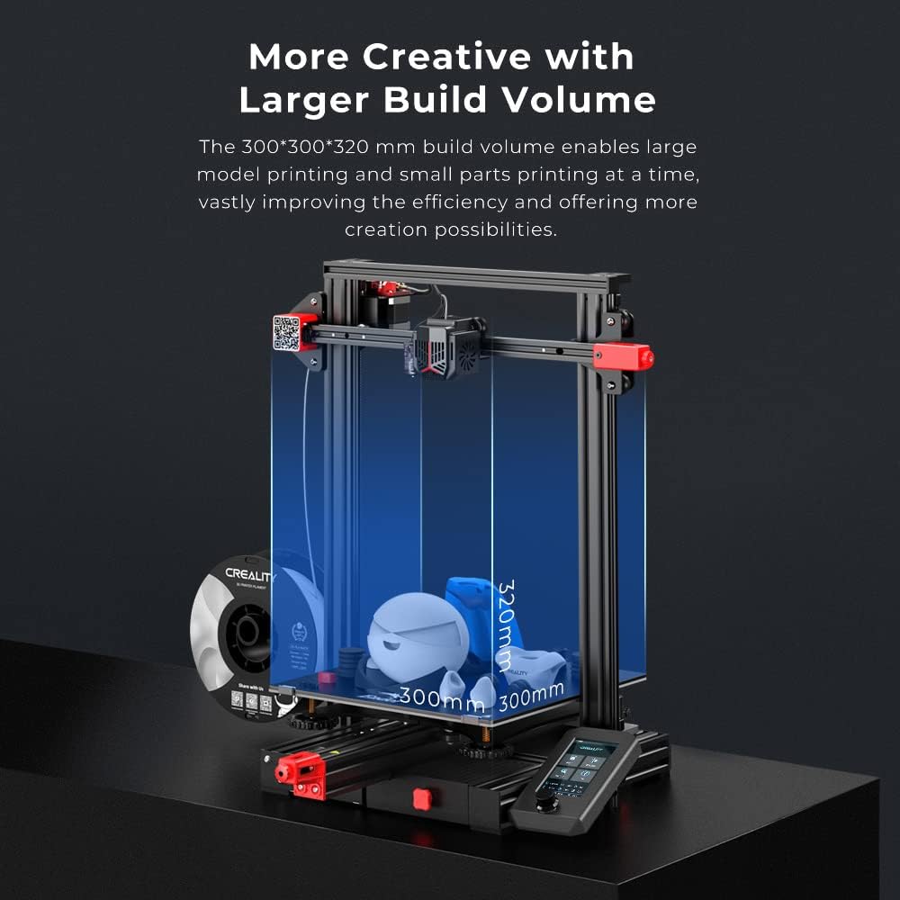 FDM 3D Printer with CR Touch Automatic Leveling Dual Z-axis 32-bit Silent Mainboard F357