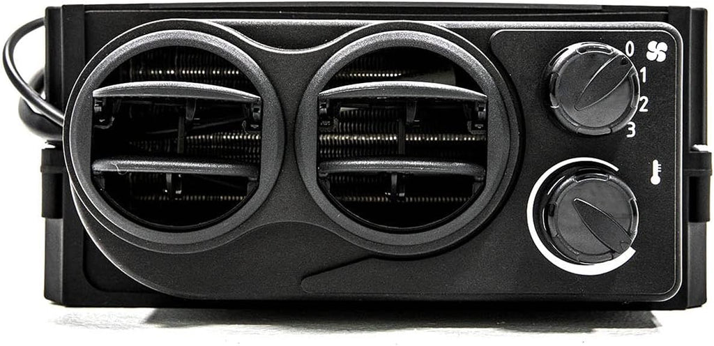 Cab Heater with Shutoff Valve, 3.4 Amps at 13.7 Volts, Includes Defrost Hoses and Vents F669134