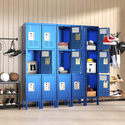 Steel Storage Lockers Lockable (Grey) N31701