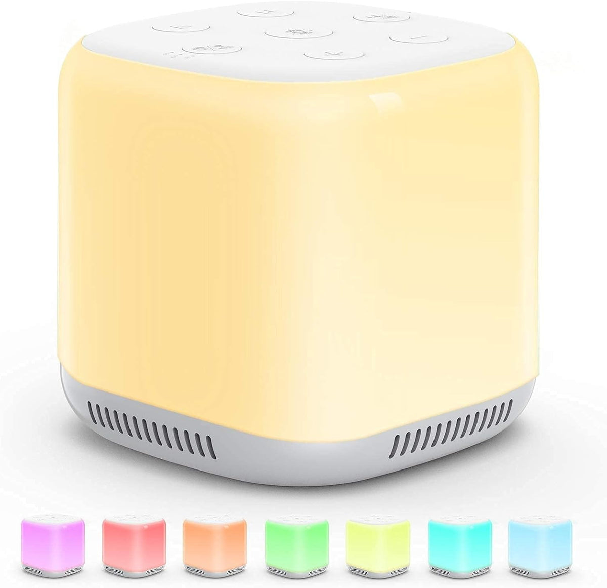 34 Soothing Sounds Rechargeable White Noise Machine with Night Light O366364