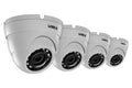 Black 4-Pack HD 1080p Weatherproof IR Dome Security Cameras H475736