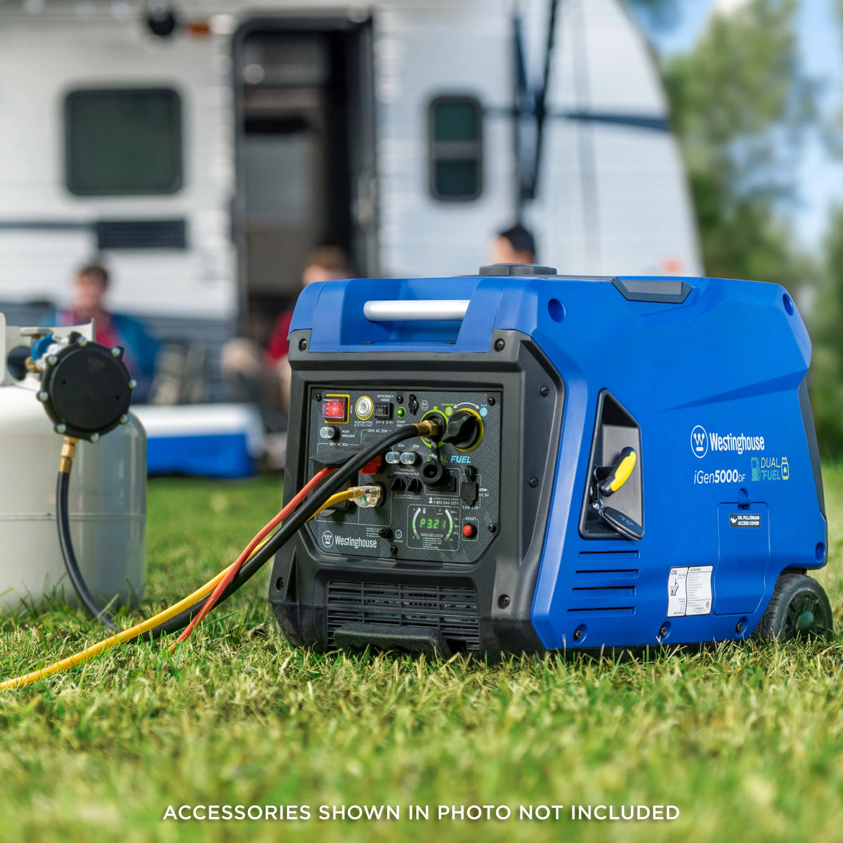5000 Peak Watt Dual Fuel Portable Inverter Generator J28651