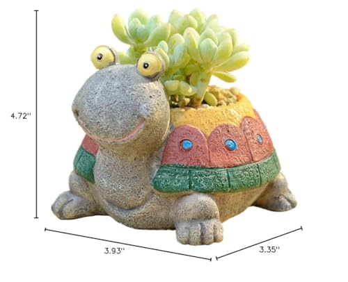 Turtle Resin Succulent Planter Q69640