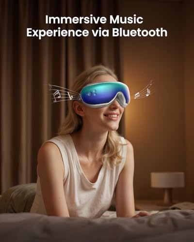 Eye Massager with Heat Compression Sleep Mask J640