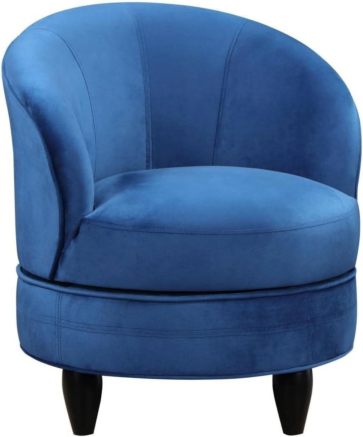 Blue Velvet Swivel Accent Chair W373765