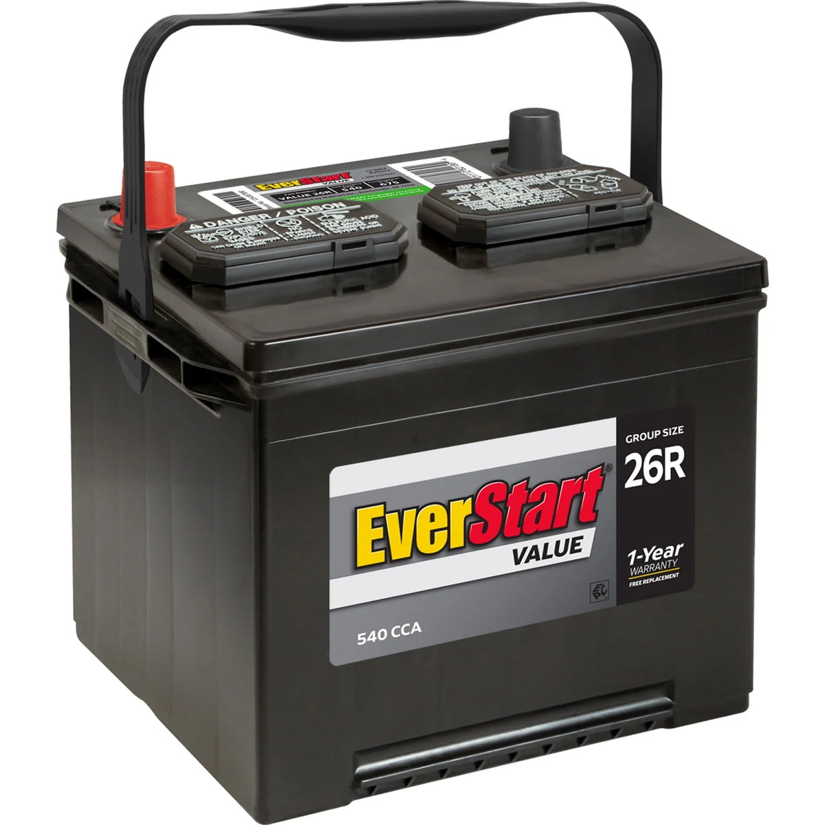 Group Size 26R 12 Volt 540 CCA Lead Acid Automotive Battery R746579