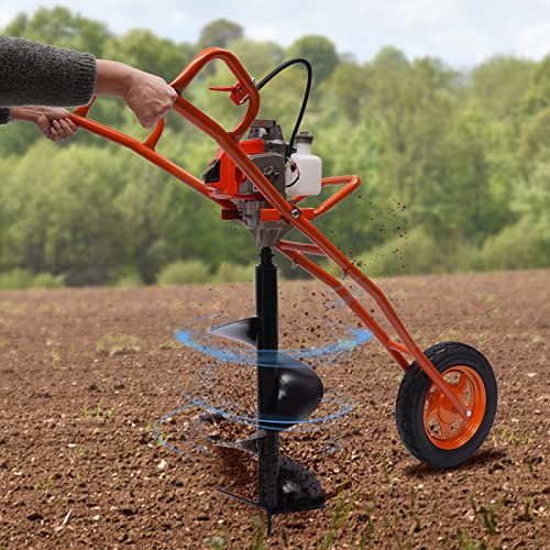 3HP Gas Powered Earth Auger with 11" Bit D5628