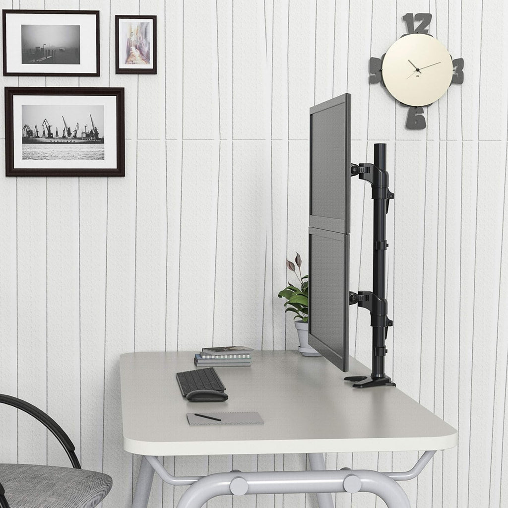 Vertical Dual Monitor Mount, 15-27 Height Adjustable, VESA Mount K903807