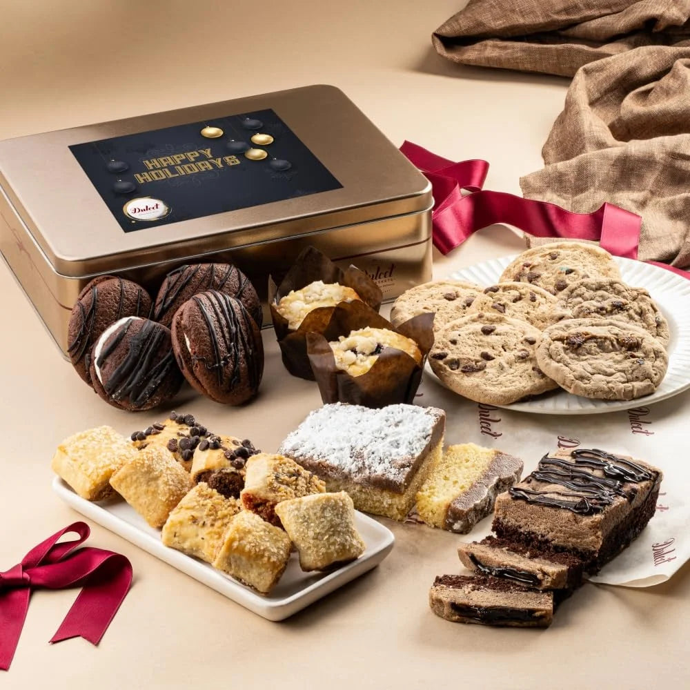 Baked Goods Box with Whoopie Pies, Cookies, Crumb Cake X730