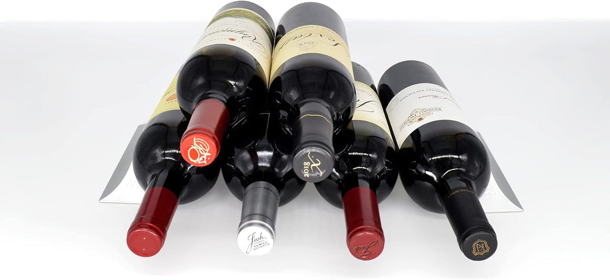 Natural Silver Countertop Wine Rack G11848
