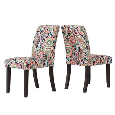 Navy Blue Upholstery Parsons Chair F76250