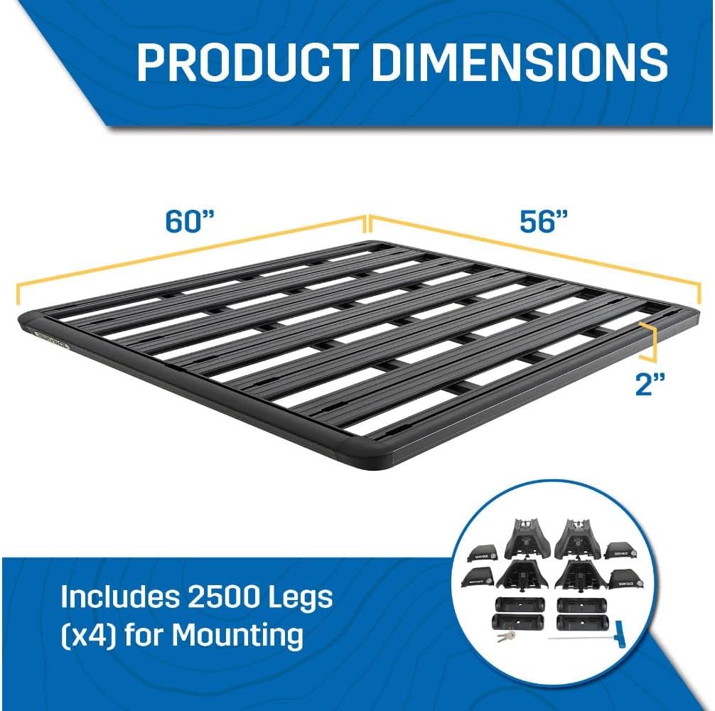 Black Aluminum Roof Rack Kit for Toyota Tundra Crewmax 2022+ N937