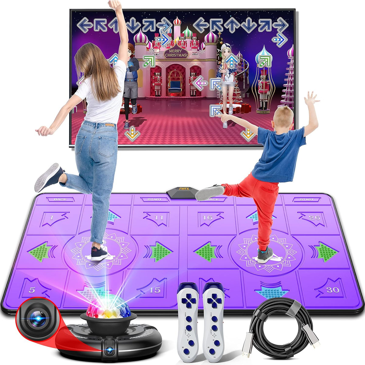 Kids and Adults Dance Mat with HD Camera V118
