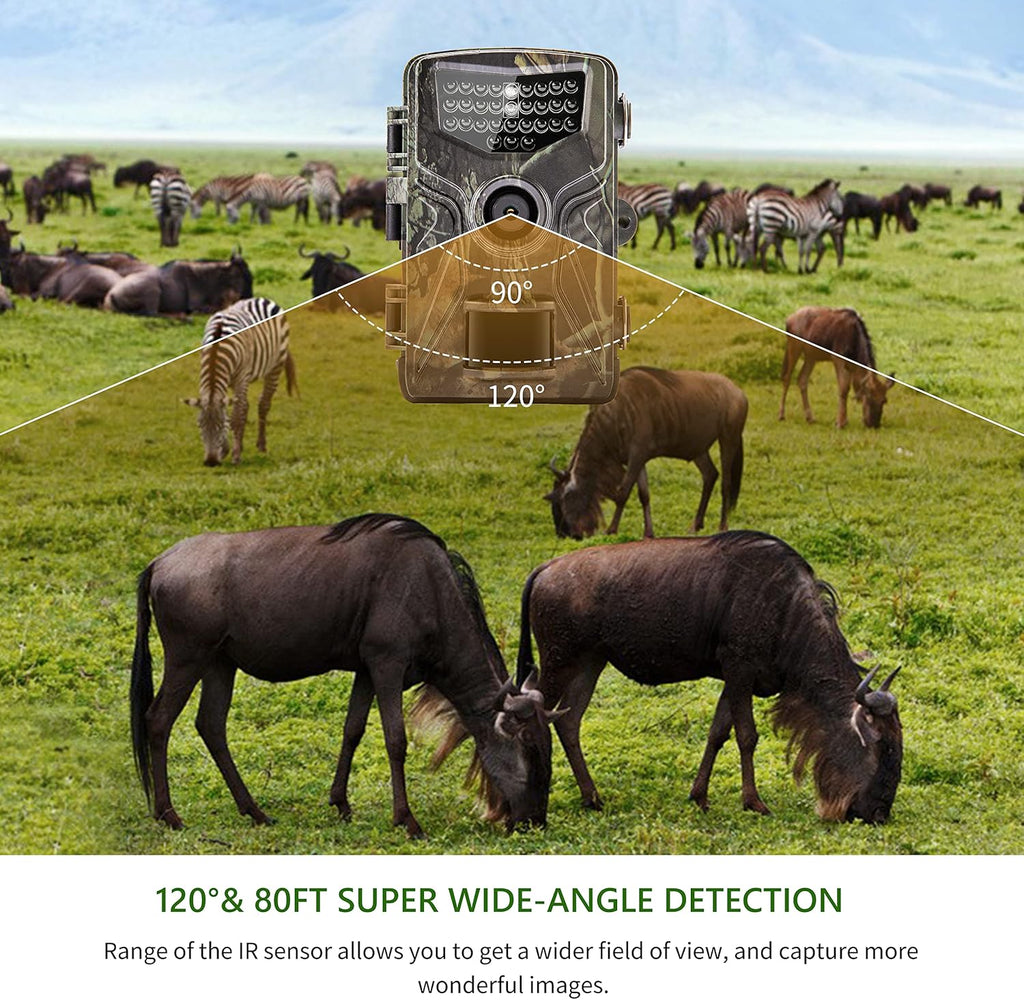 2.7K 36MP Trail Camera with Night Vision Waterproof J550769