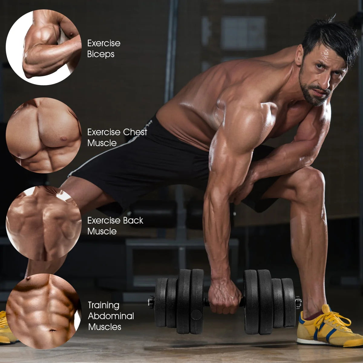 66 LB Dumbbell Weight Set Q23495
