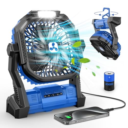 Portable Rechargeable Fan with LED Lantern M957119