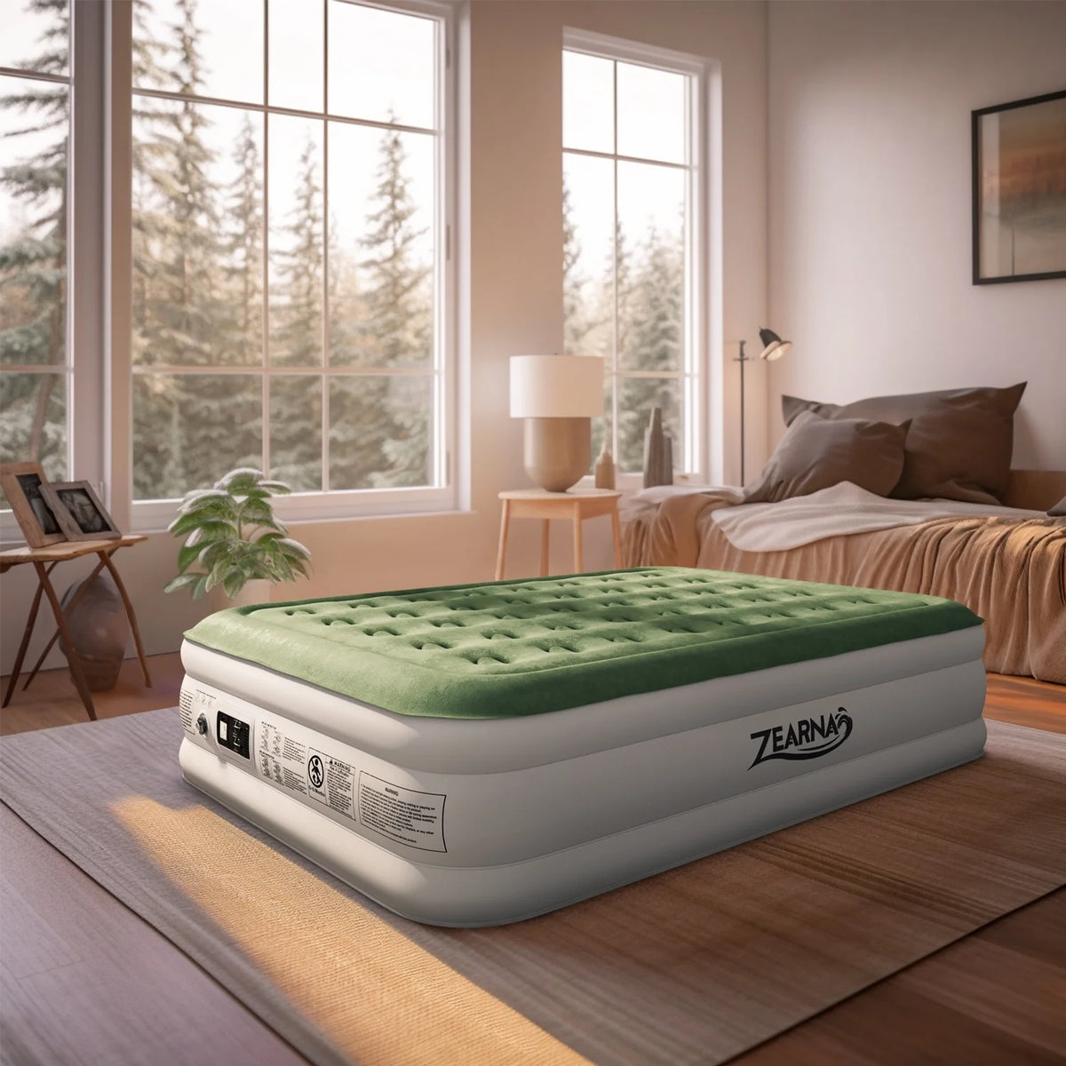 Twin Size Air Mattress with Built-in Pump Z850