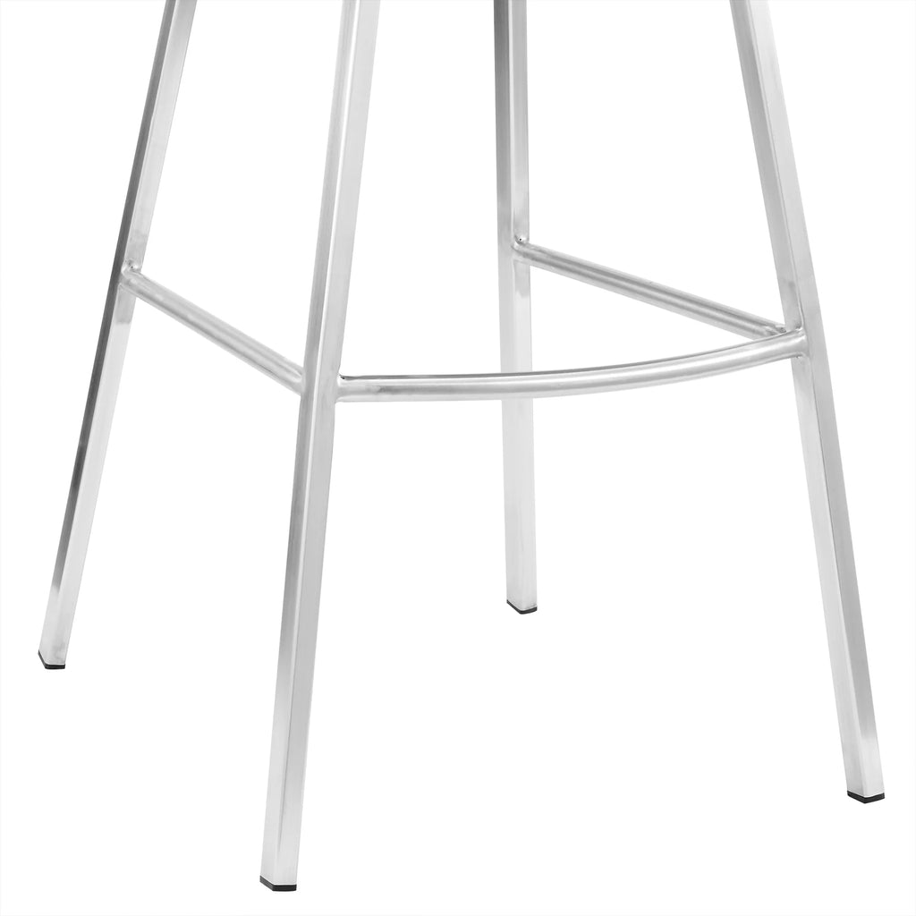 Gray/Steel Swivel Counter Stool N33252