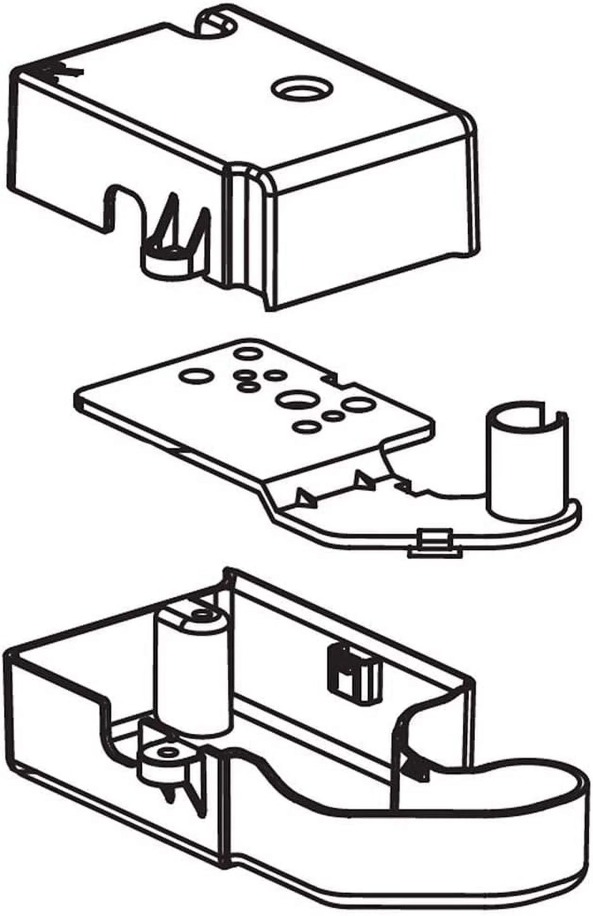 Refrigerator Door Reversal Kit Assembly W401