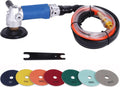 4" Pneumatic Wet Polisher Grinder with 7 Pieces Polishing Pads C83893