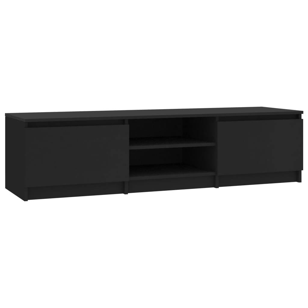 White and Sonoma Oak TV Cabinet Chipboard G2048