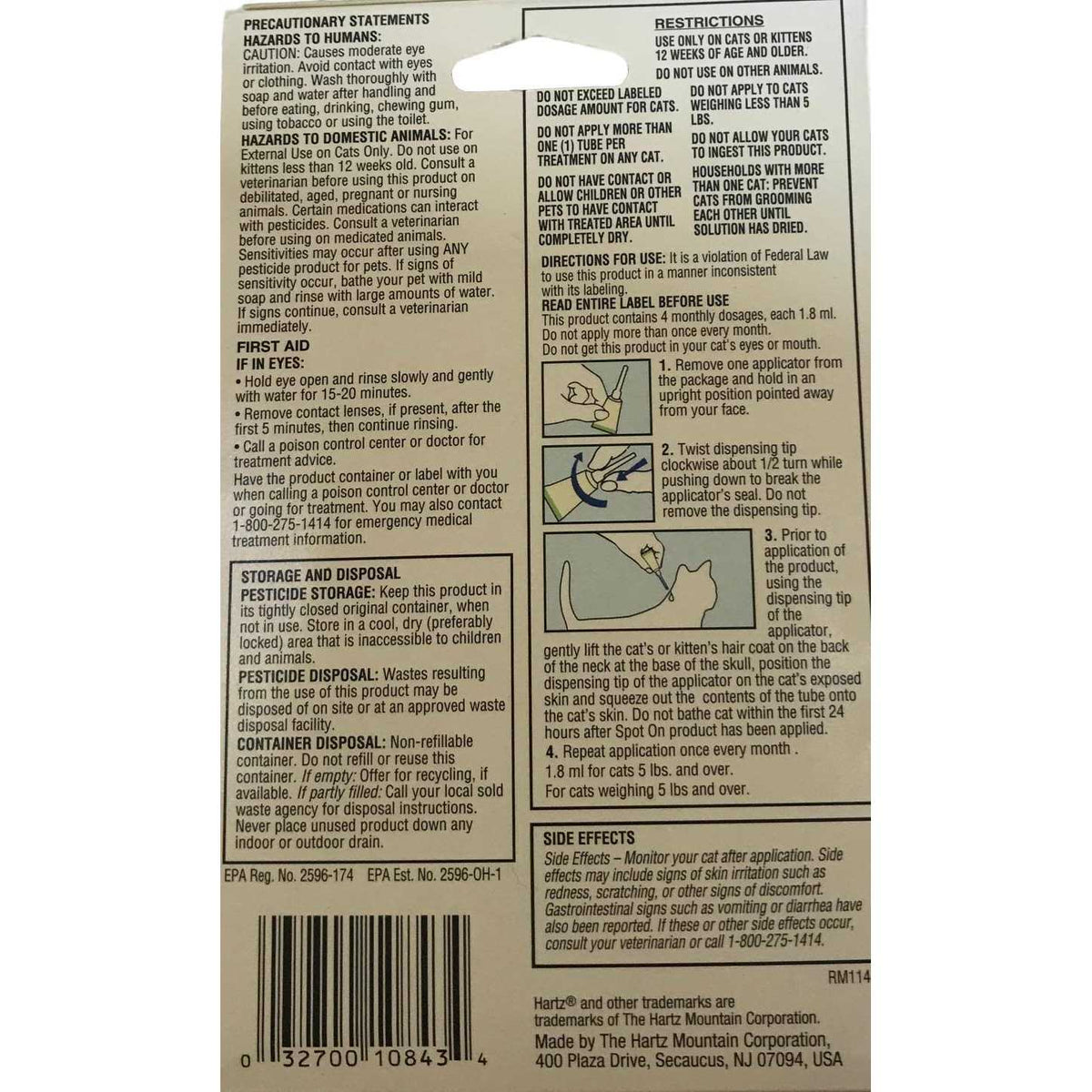 Flea & Tick Prevention For Cats L79094