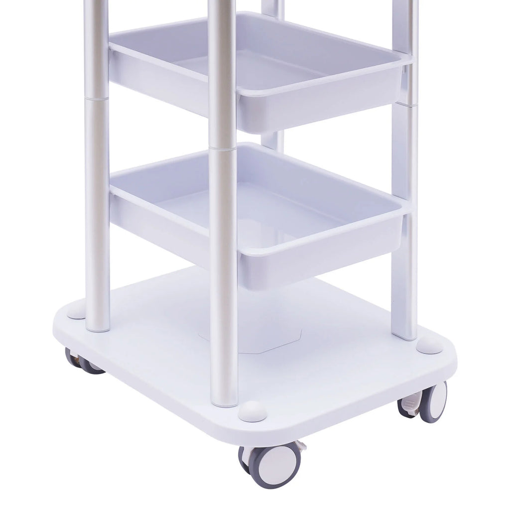 4 Layers Tray Rolling Cart with Wheels X718