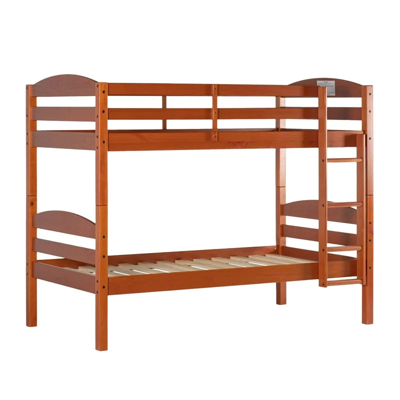 Twin-over-Twin Solid Wood Bunk Bed Frame H22301