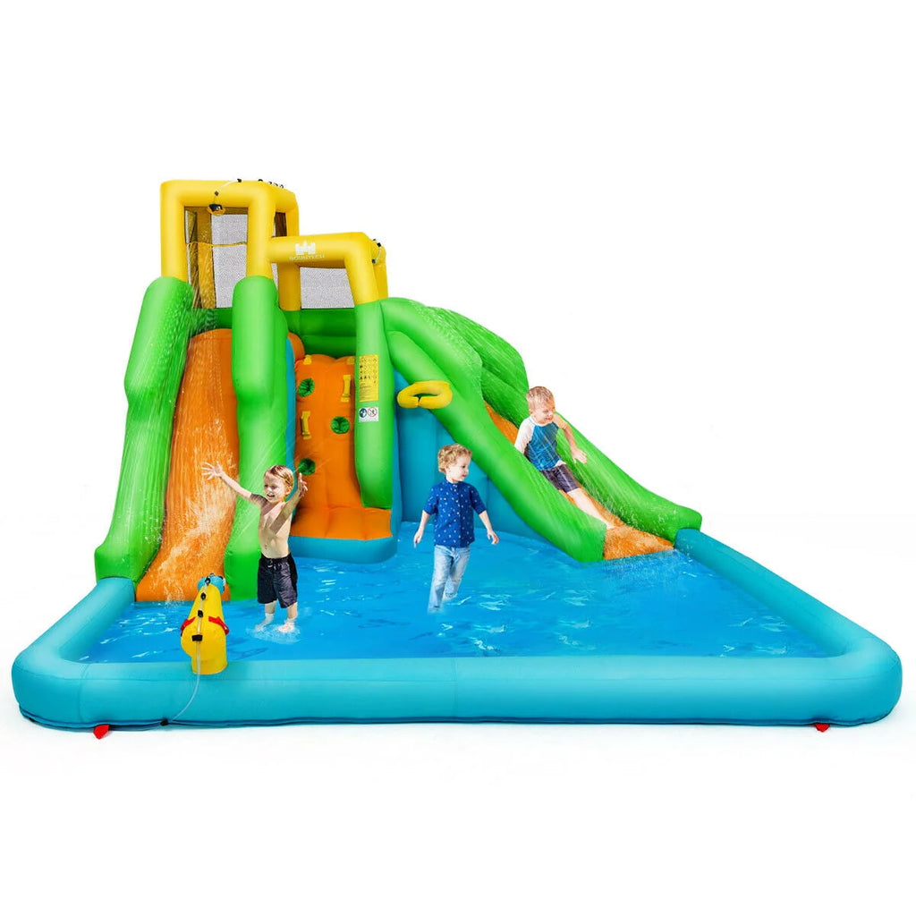 Inflatable Bounce House with 2 Slide and Climbing Wall B77448