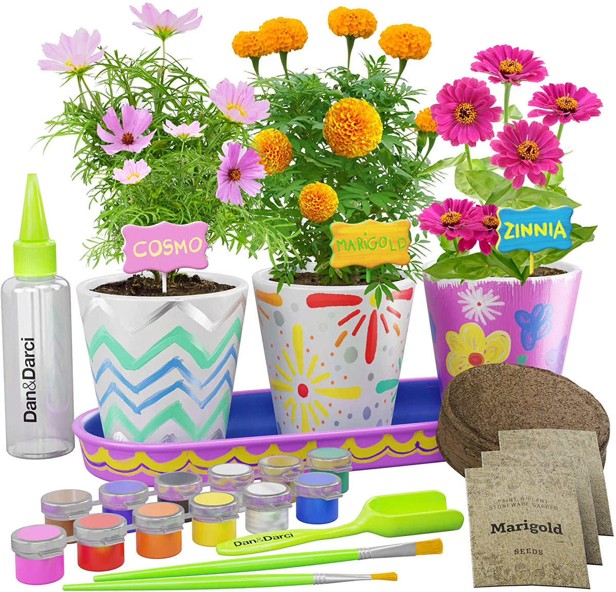 Paint & Plant Stoneware Flower Growing Kit S5102
