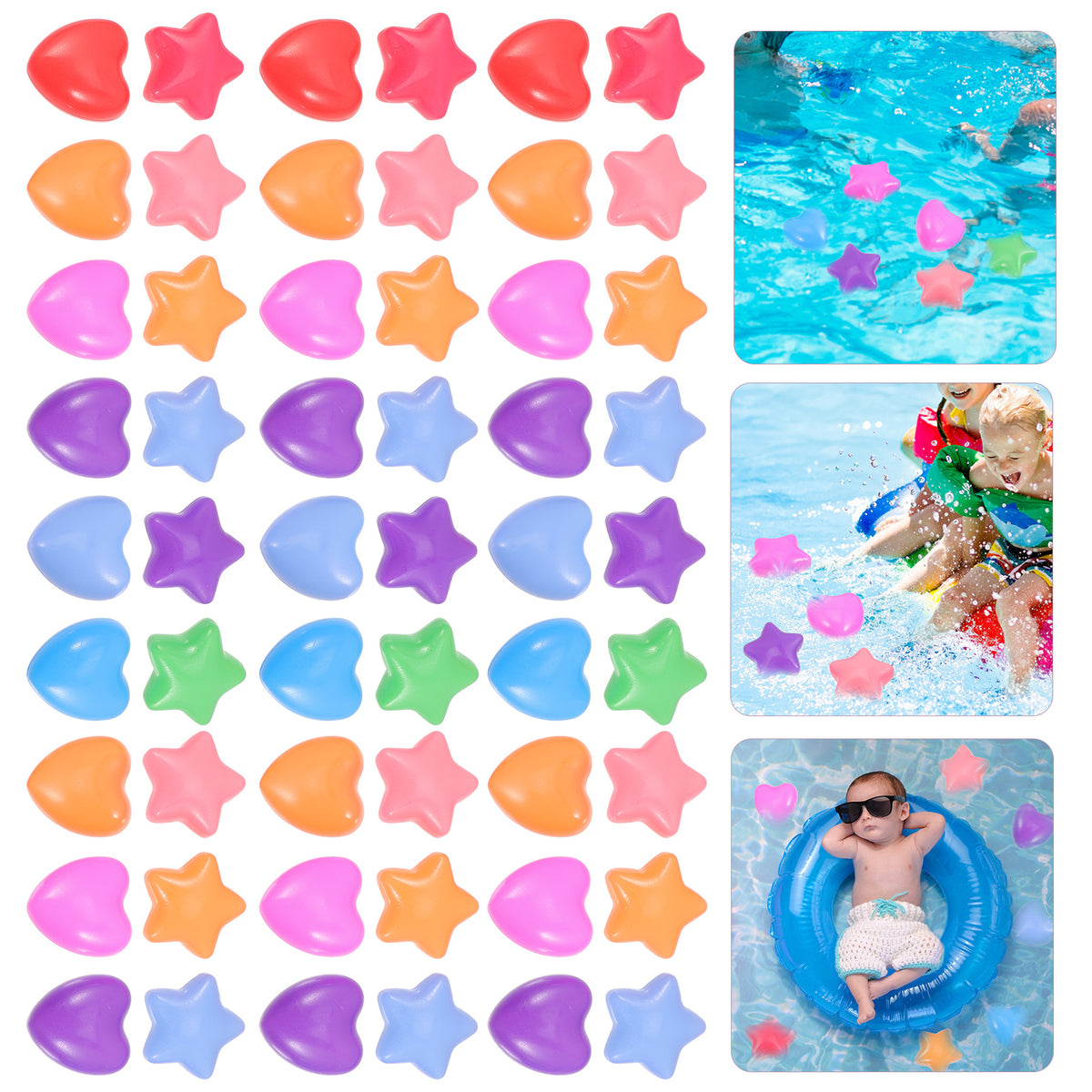 100Pcs Colorful Ocean Balls Swimming Toys I4600